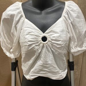 White Puff Top